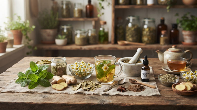 گیاهی مشکلات گوارشی